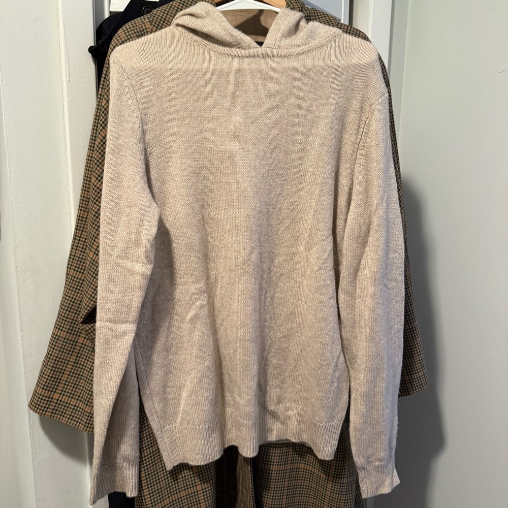 Jenni Kayne Men’s Hoodie Cashmere Wool Size M